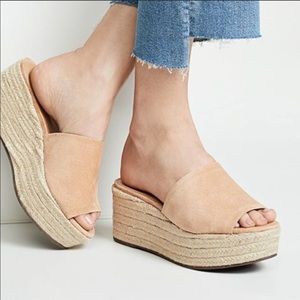 Schutz Thalia Honey Beige Espadrille Sandal